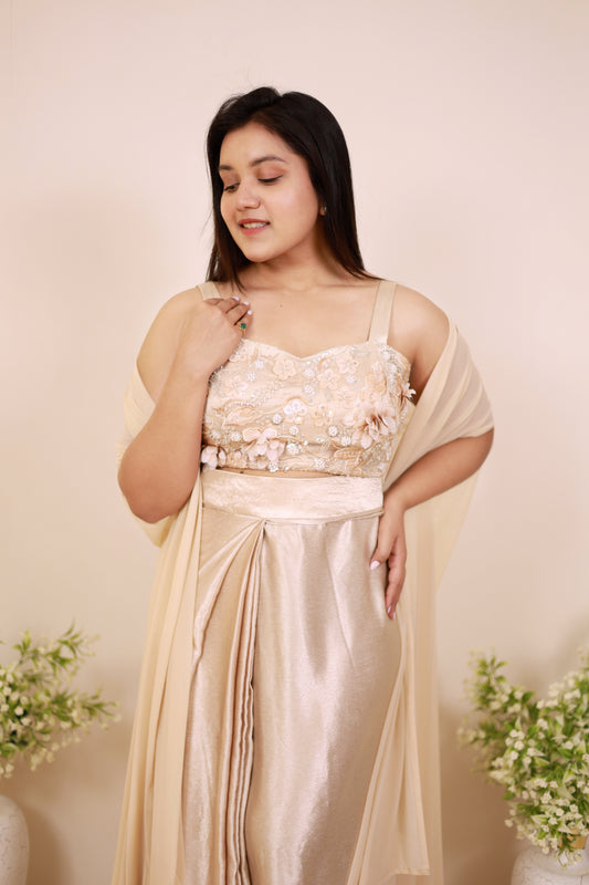 Champagne Drape Set